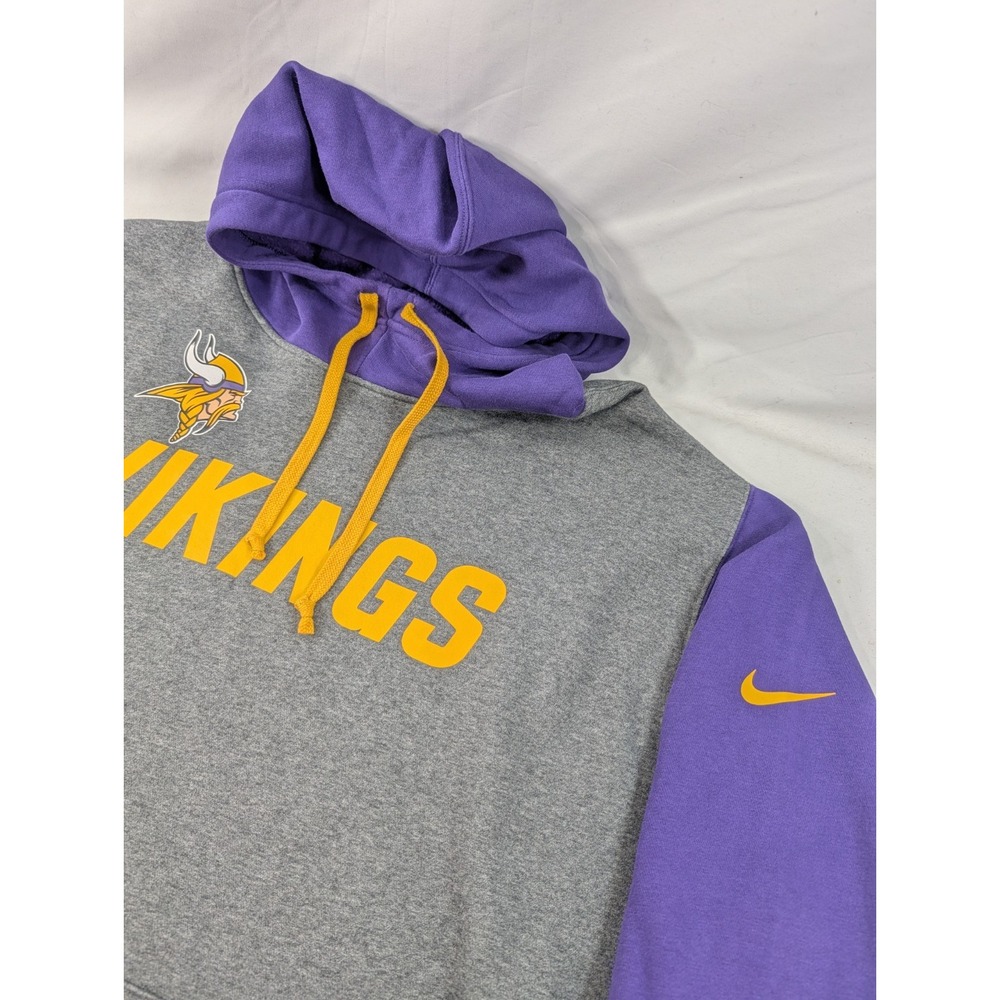 Nike Minnesota Vikings Sideline Athletic Cotton Blended Pullover Hoodie XXL